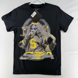 1084 S Headgear Classics SZA Graphic Print Black T-shirt
